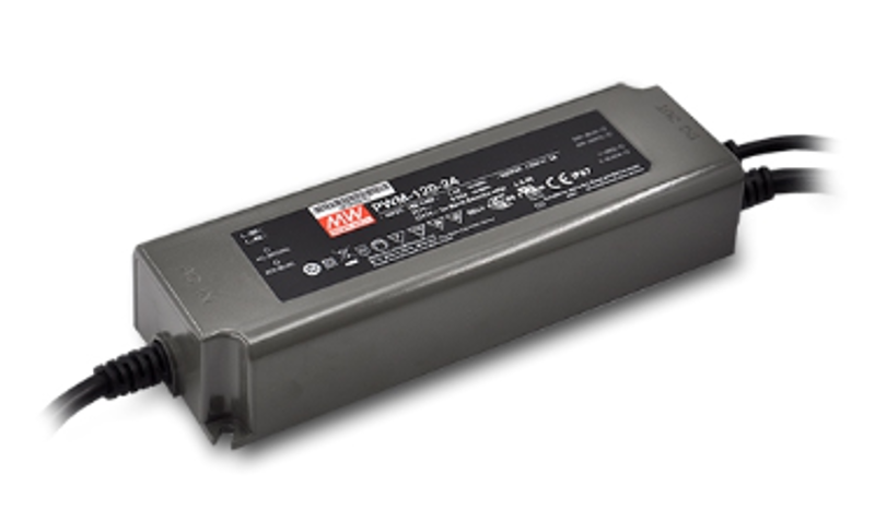 Driver 120W 24V for LED strip light Meanwell IP67 DALI 191x63x38mm